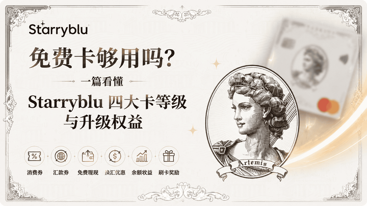 Starryblu 卡怎么选？四大等级权益对比与升级指南