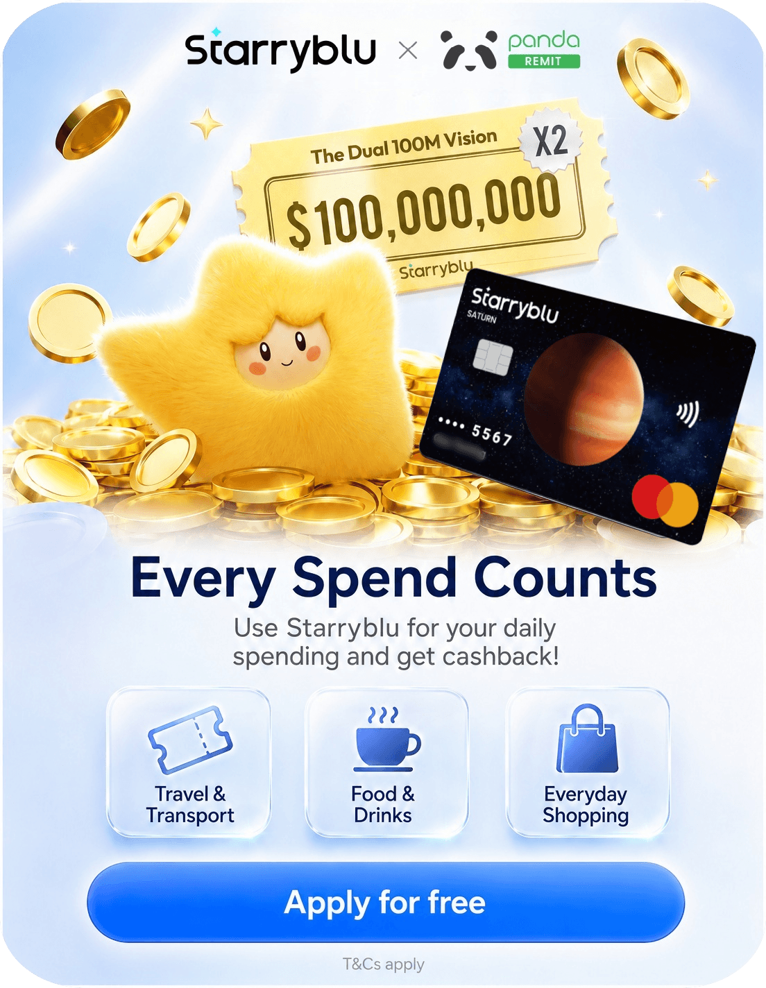 Pay with Starryblu & Enjoy Rewards on Every Spend