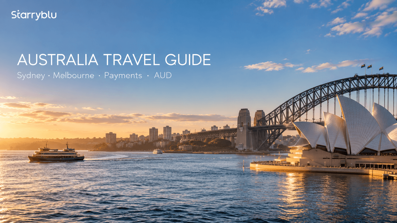Starryblu 澳大利亚旅行支付指南：Opal、myki、银行卡与澳元（AUD）管理